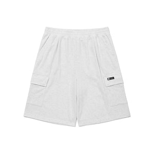 Mesh Texture Knee Length Bermuda Shorts