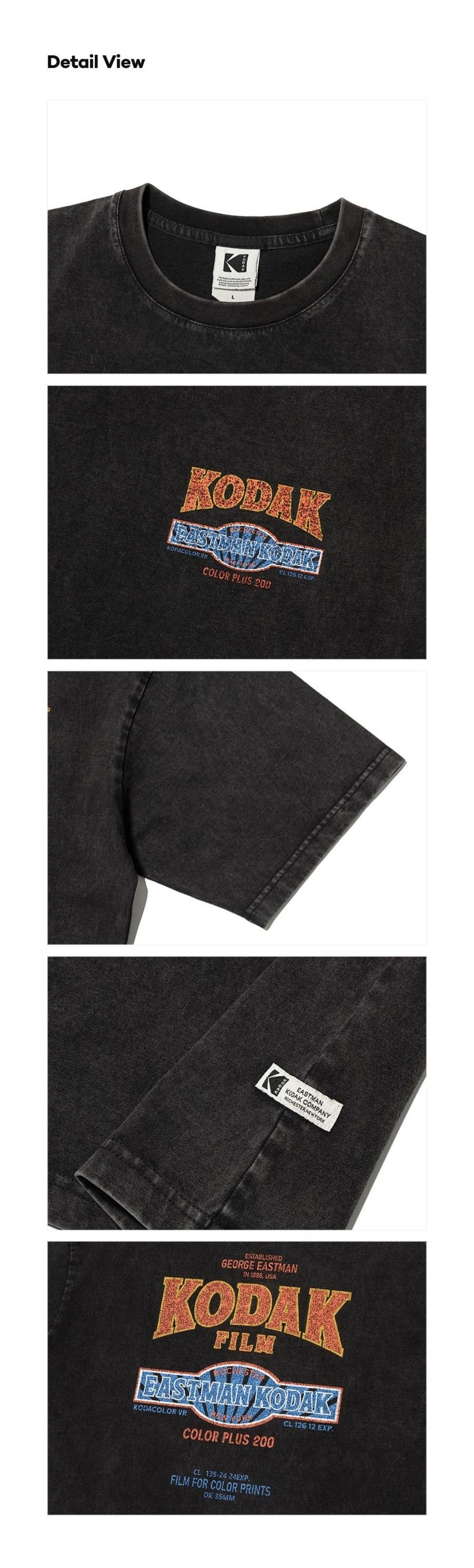 Snow Washing Half-Wrap T-Shirt