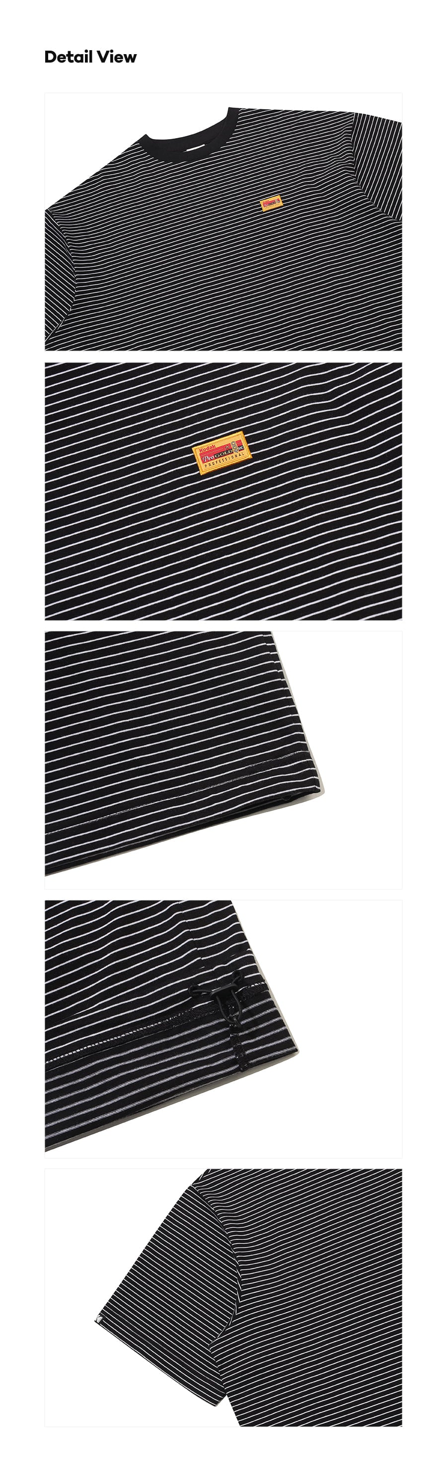 Cotton Striped Short Sleeve T-Shirt