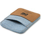 Denim | Leather Patch Wallet