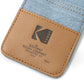 Denim | Leather Patch Wallet