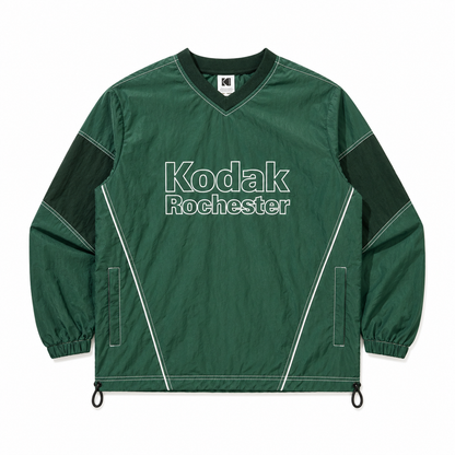 KODAK Flash Washing Colour Block Windbreaker in Green