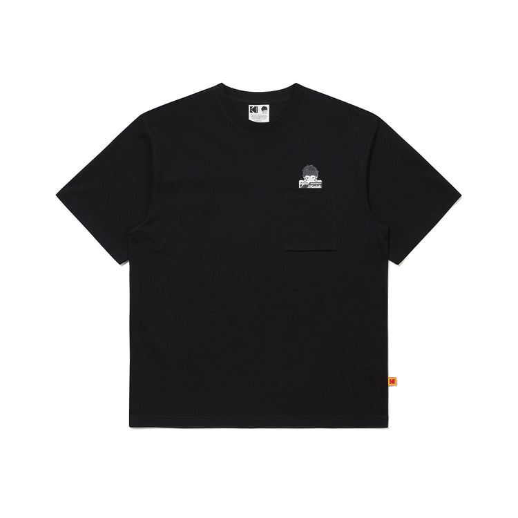 Hirono | Pocket Graphic Semi-Oversized Short Sleeve T-Shirt