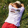[Hirono] Pigment Graphic Short Sleeve T-Shirt - White