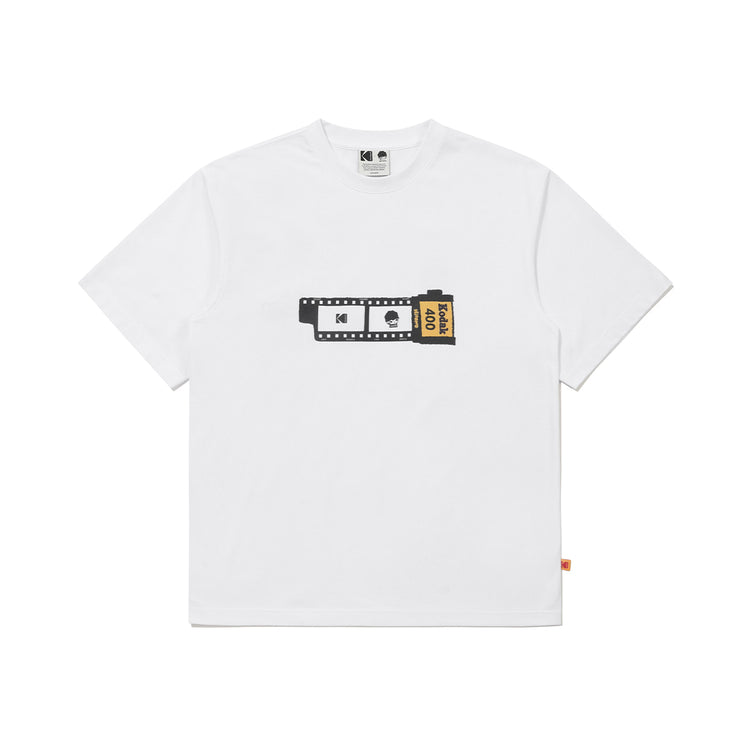 Hirono | Film Graphic Semi-Oversized Short Sleeve T-Shirt