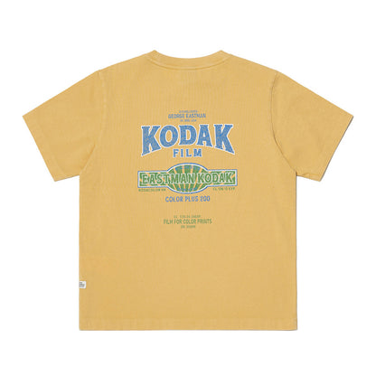 KODAK [Women] Color Plus 200 | Snow Wash Graphic Short Sleeve T-Shirt — K6222WRS11 YLW — image 7