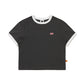 KODAK [Women] Breeze Pop | Logo Graphic Short Sleeve Ringer T-Shirt — K6222WRS54 CHC — image 2