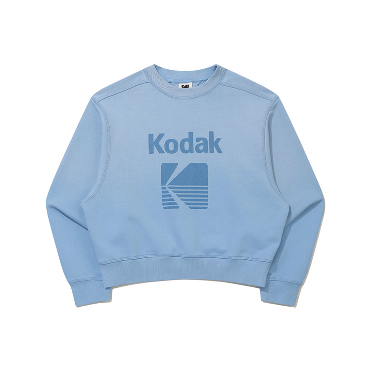 [Women] Flash Wash | Blur-Washed Logo Oversized Sweatshirt