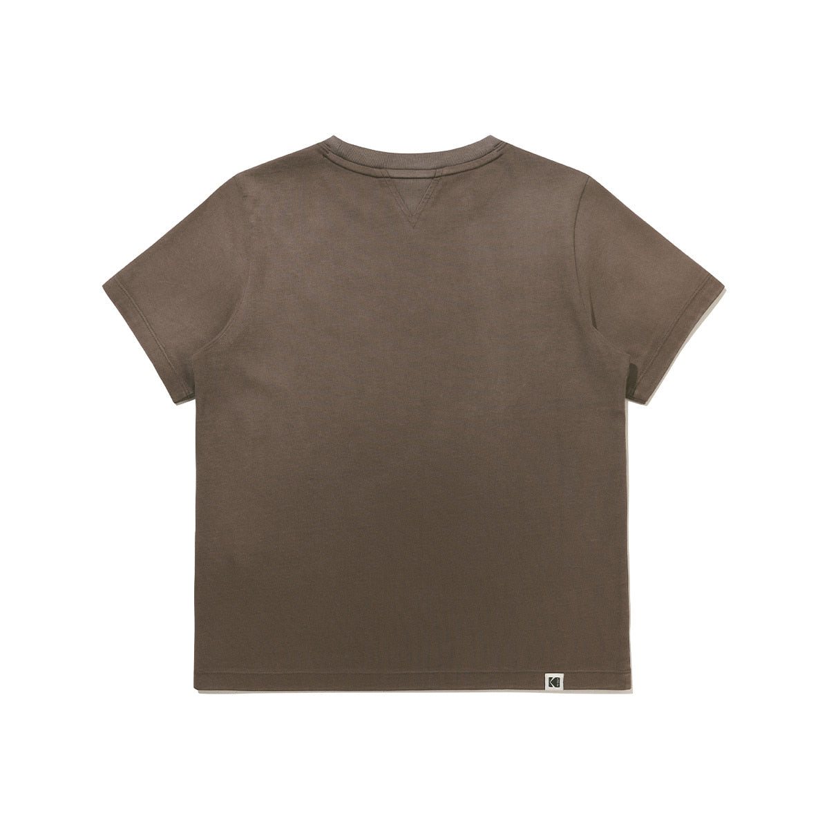 KODAK [Women] Flash Washing | Blur Washing Lettering Graphic Semi-Cropped Short Sleeve T-Shirt — K6322WRSB1 BRW — image 5