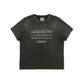 KODAK [Women] Flash Washing | Blur Washing Lettering Graphic Semi-Cropped Short Sleeve T-Shirt — K6322WRSB1 CHC — image 7