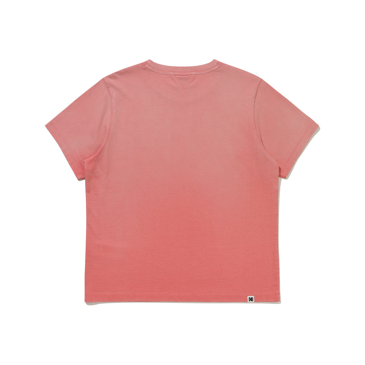 KODAK [Women] Flash Washing | Blur Washing Lettering Graphic Semi-Cropped Short Sleeve T-Shirt — K6322WRSB1 PNK — image 11