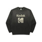 Flash Wash | Blur Washed Logo Oversized Sweatshirt