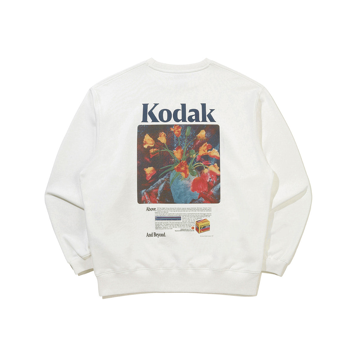 KODAK Colorama | Scenery Graphic Sweatshirt — K6323WFSQ1 WHT — image 10