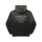 Flash Wash | Blur Washed Lettering Graphic Oversized Hoodie