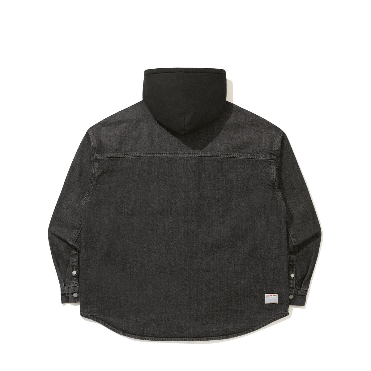 KODAK Flash Washing | RGB Layered Denim Hooded Shacket — K6323WJK92 CHC — image 2
