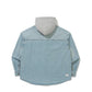 KODAK Flash Washing | RGB Layered Denim Hooded Shacket — K6323WJK92 SBL — image 5