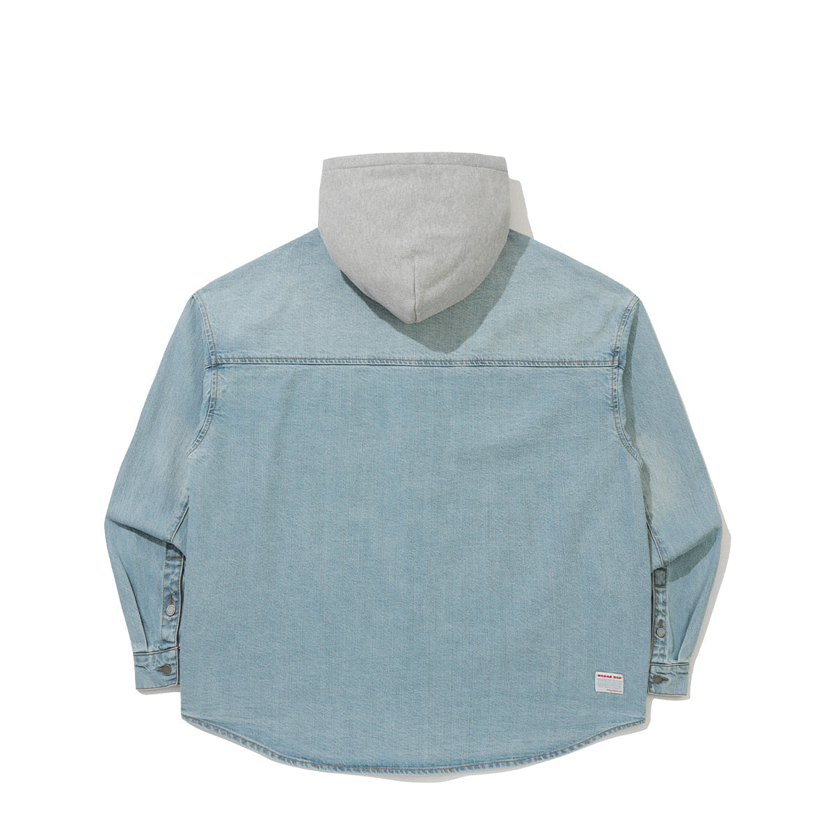 KODAK Flash Washing | RGB Layered Denim Hooded Shacket — K6323WJK92 SBL — image 5
