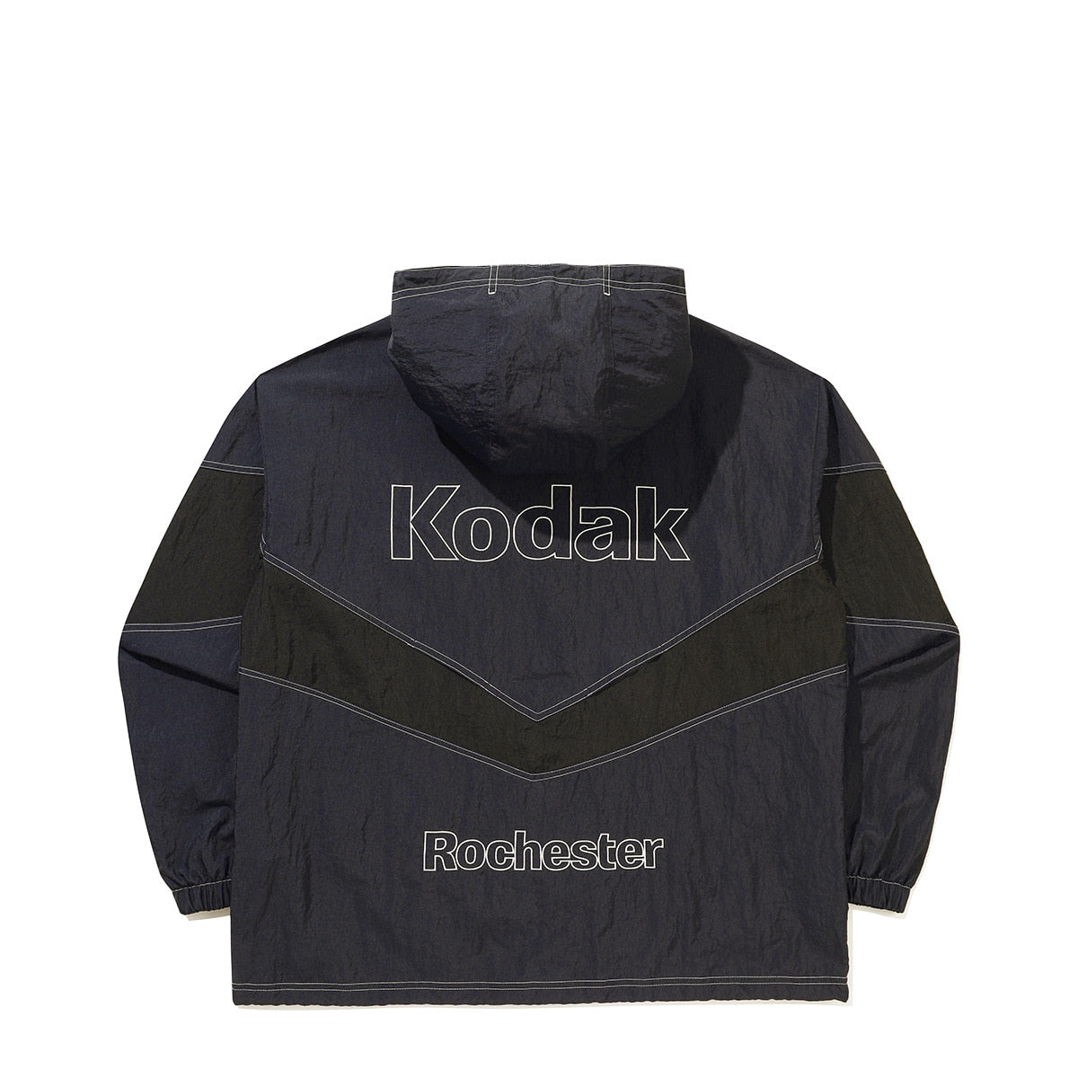 KODAK Flash Washing | Colour-Block Zip-Up Hooded Jacket — K6323WJKK1 CHC — image 2