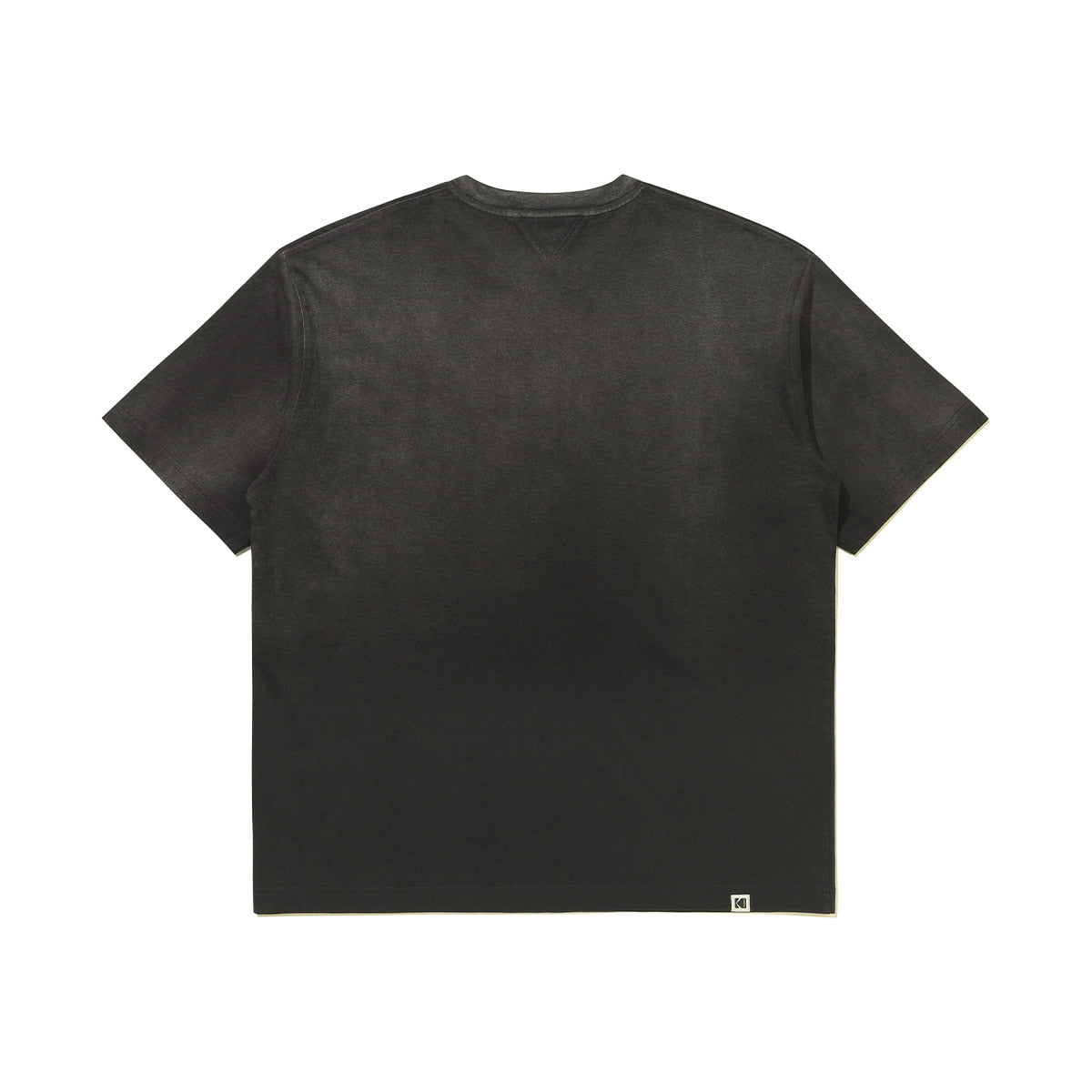 KODAK Flash Washing | Blur Washing Logo Semi-Oversized Short Sleeve T-Shirt — K6323WRSB1 CHC — image 8