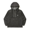 Flash Blur | RGB Denim Long Sleeve Half-Zip Hooded Anorak - Charcoal