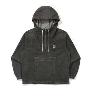 KODAK Flash Washing | RGB Denim Long Sleeve Half-Zip Hooded Anorak — K6323WWT91 CHC — image 1