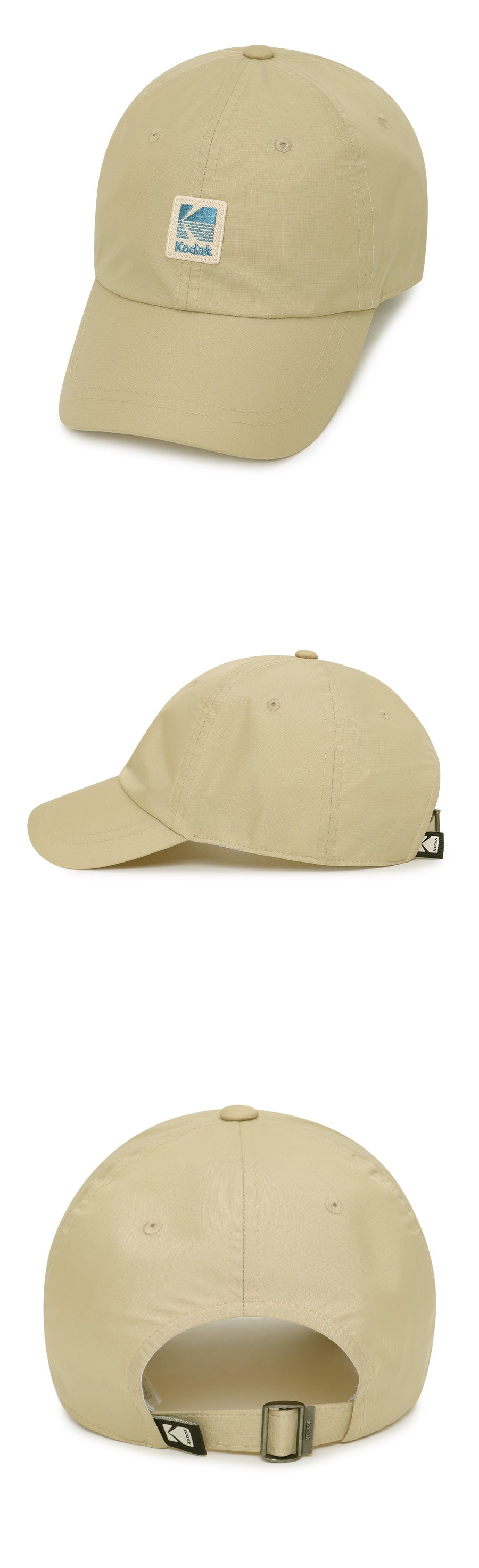 KODAK Essential | Blue Logo Relaxed Fit Ball Cap — HQ product photography