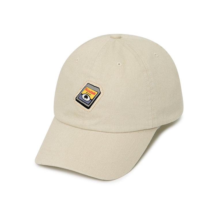 KODAK Hirono | Washed Ball Cap — Ivory — view 1