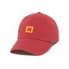 Essential | Flagship Square Logo Relaxed-Fit Ball Cap - Red-FW26