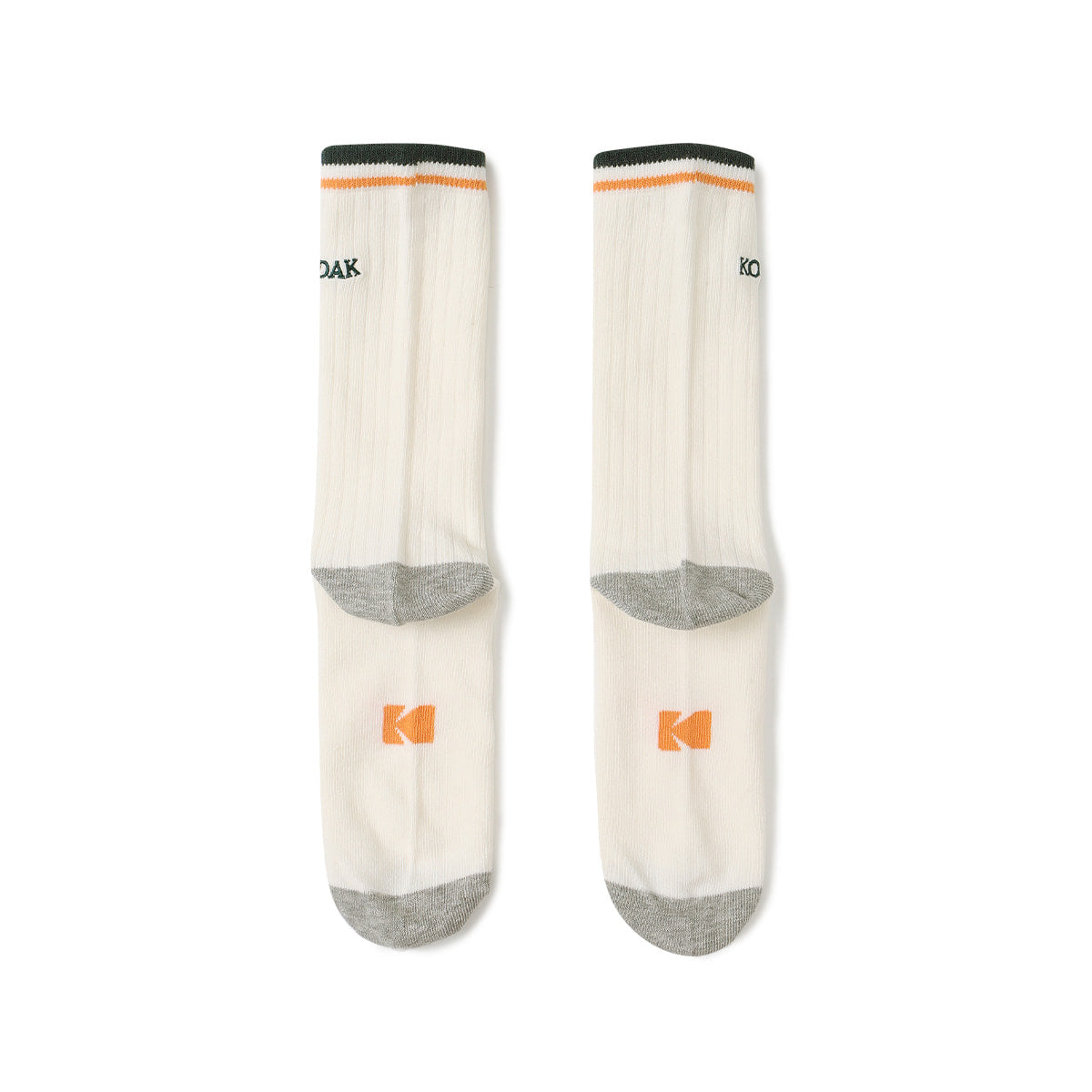 KODAK Double-Line Crew Socks — K6343WSC71 GRN — image 2