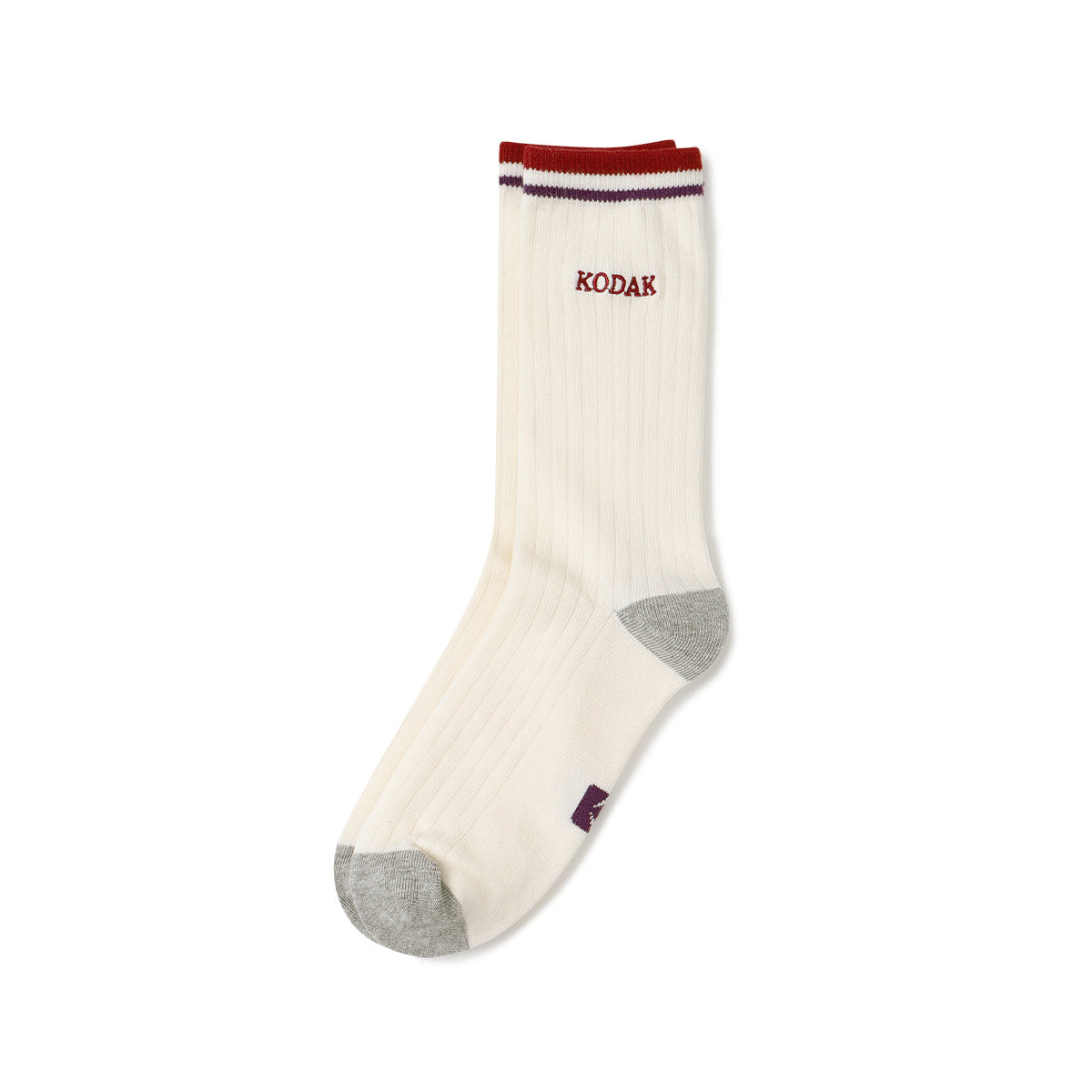 KODAK Double-Line Crew Socks — K6343WSC71 RED — image 7