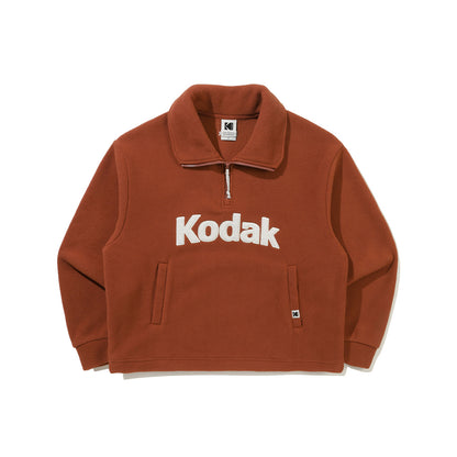 [Women] Colorama | Micro Fleece Half-Zip Stand Neck Sweatshirt