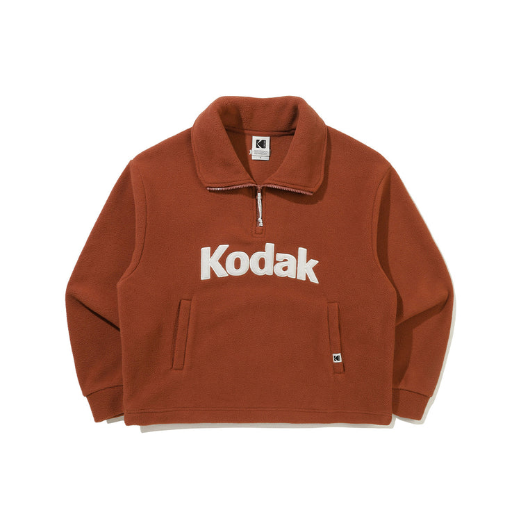 [Women] Colorama | Micro Fleece Half-Zip Stand Neck Sweatshirt
