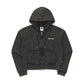 [Women] Flash Wash | Snow Wash Brushed Zip-Up Fleece Hoodie
