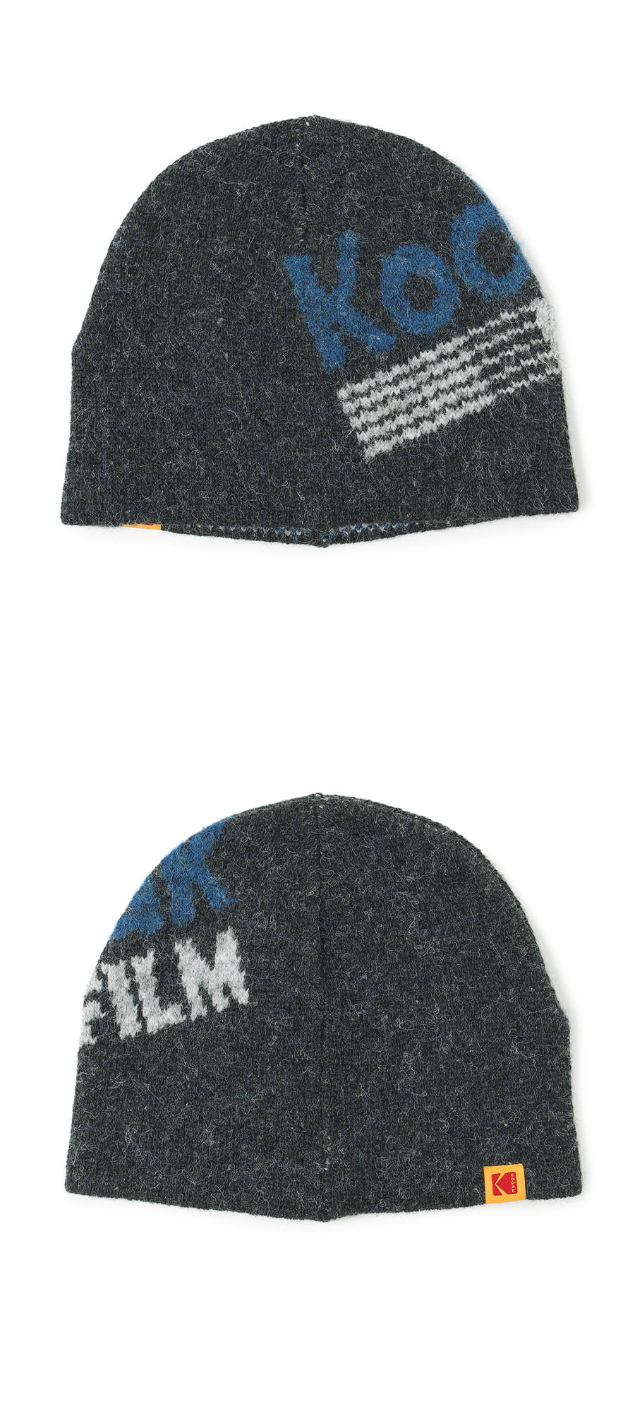 KODAK Archive | Color Plus Mohair Logo Beanie — HQ product photography