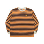 KODAK Colorama | Stripe Semi-Oversized Long Sleeve T-Shirt — K6323WRL91 BRW — image 2