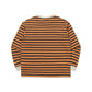 KODAK Colorama | Stripe Semi-Oversized Long Sleeve T-Shirt — K6323WRL91 BRW — image 3